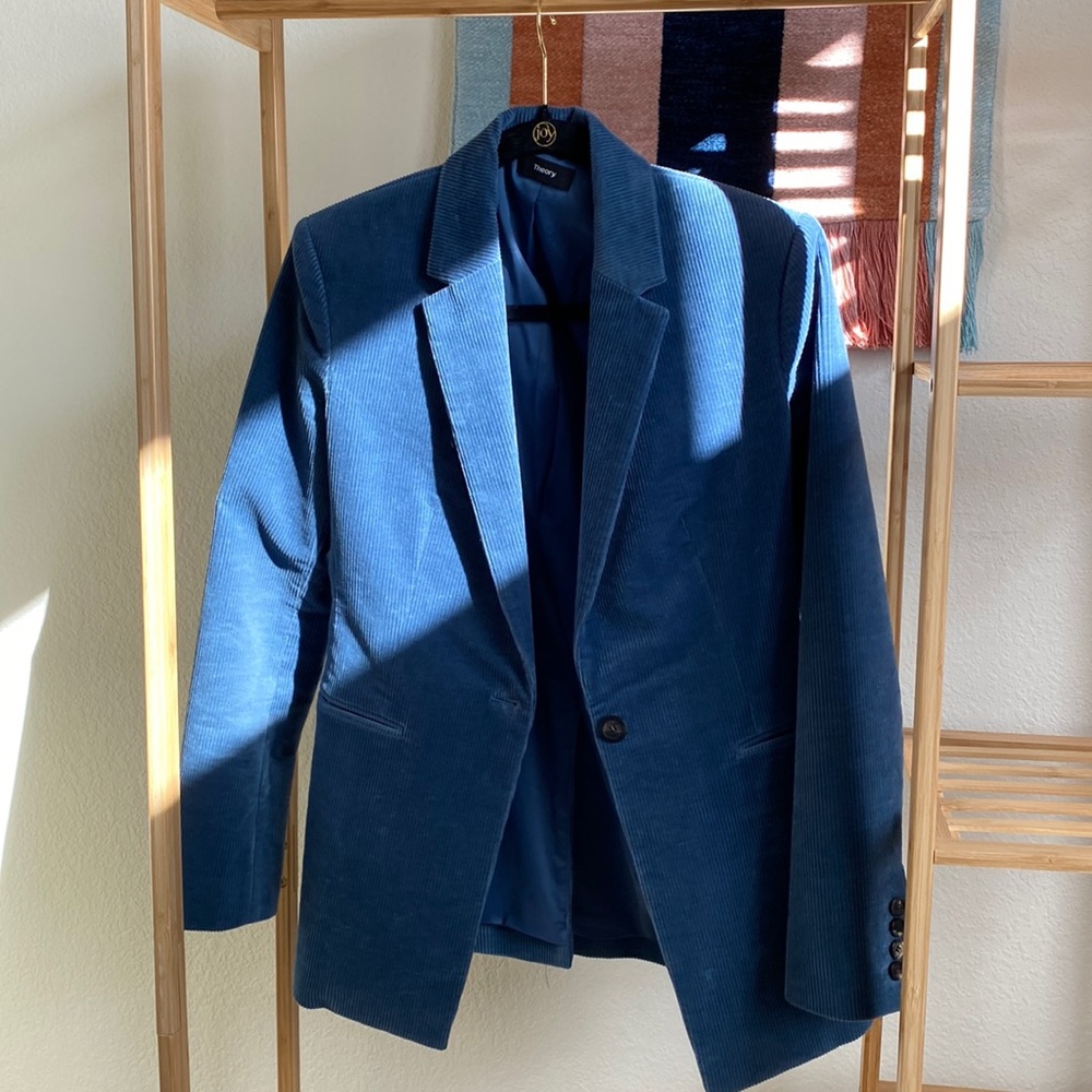 Blue corduroy blazer!